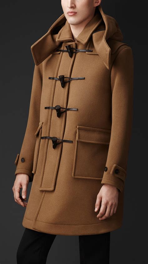 mens burberry duffle coat sale|Burberry cashmere coat men's.